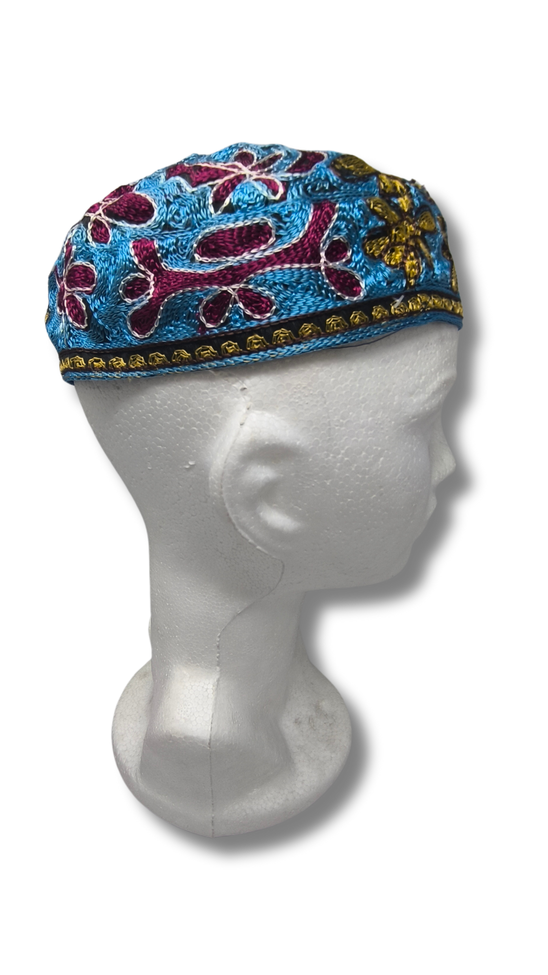 Kipa multicolor bordada  de 58 cm. 10106