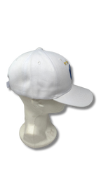 Gorra blanca Am Israel Jai con maguen david 3D 11516