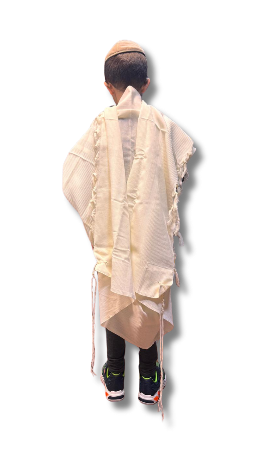 Talit Gadol WOOL White Non-Slip Size 45 TY