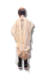 Talit Gadol LANA Blanco Antideslizante Talla 45 TY
