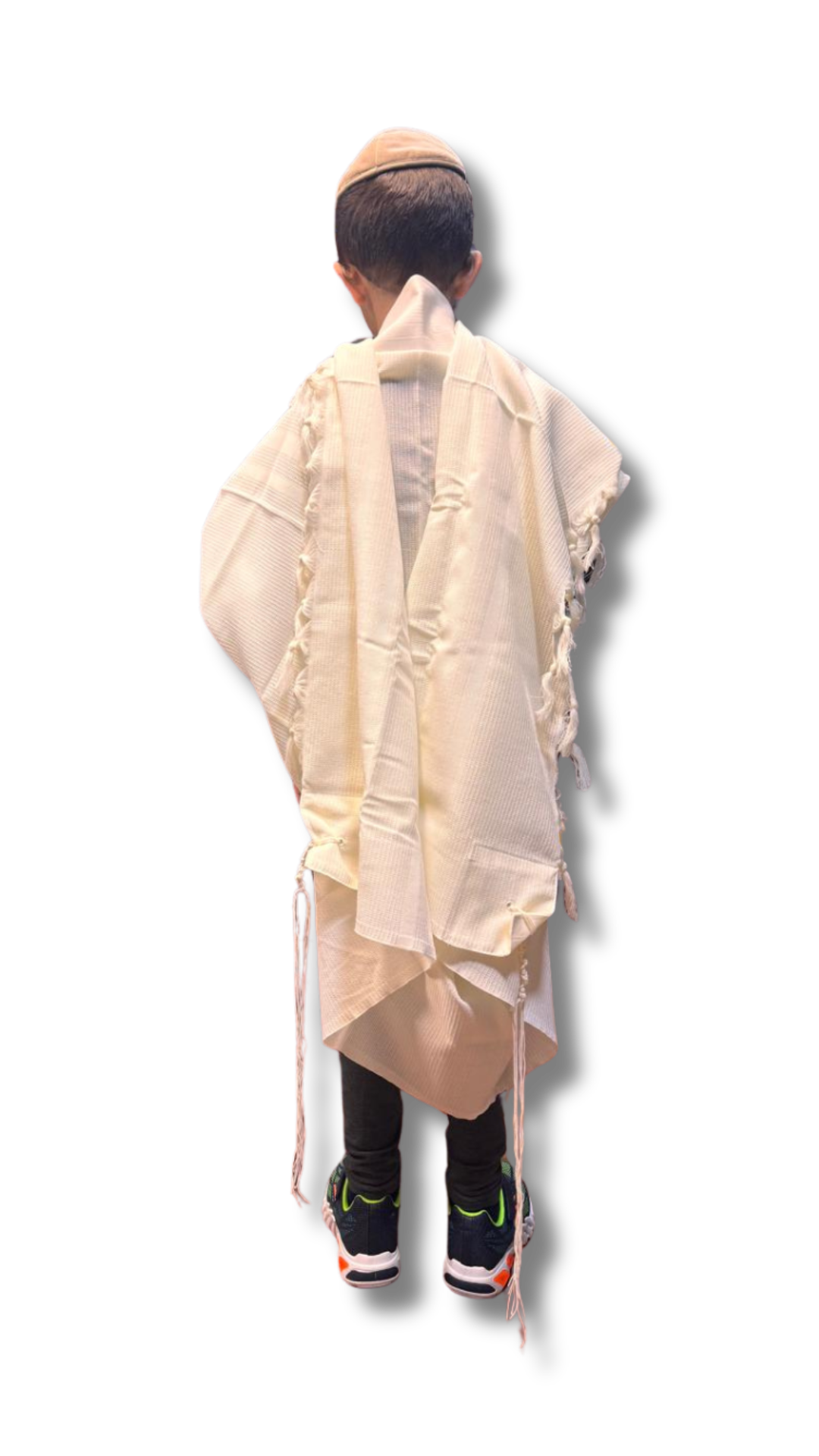 Talit Gadol LANA Blanco Antideslizante Talla 45 TY