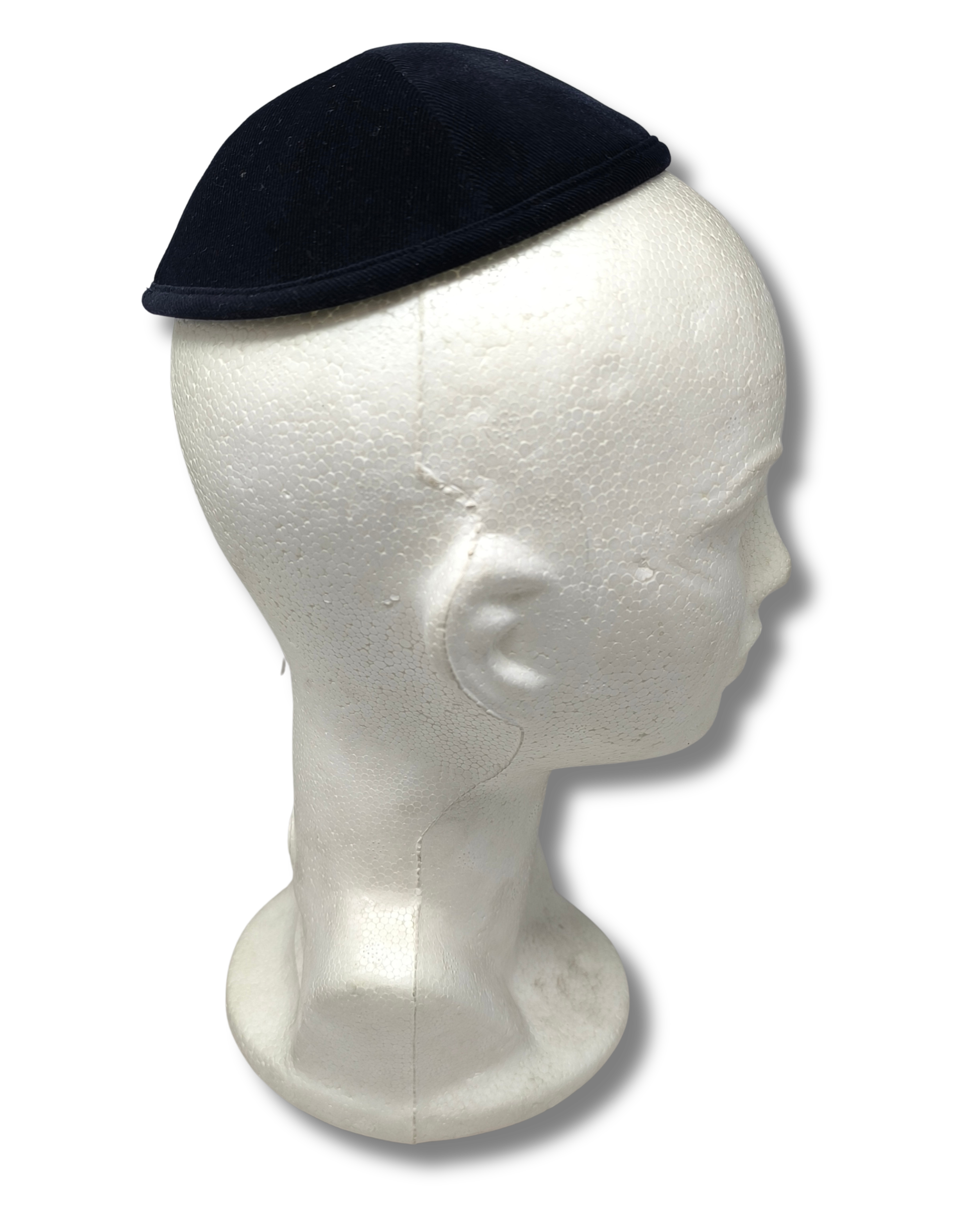 Kipá ARTMan de Pana Azul oscuro – 18 cm (18761)