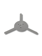 Portamechas redondo de aluminio fijas 30127