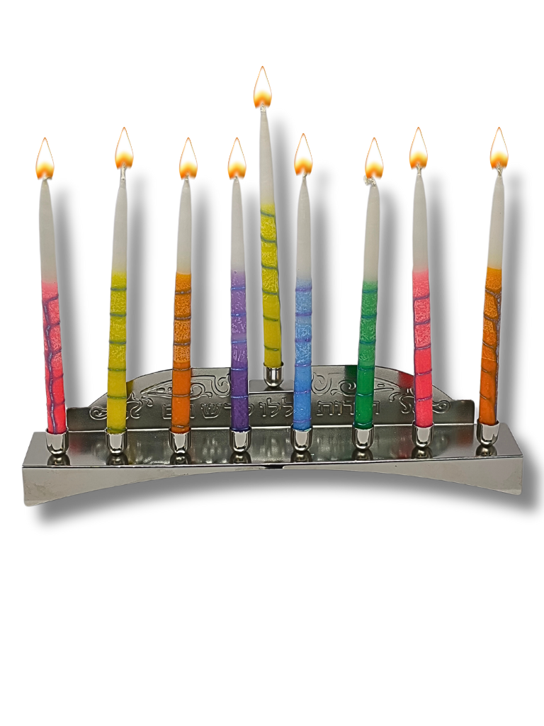 Metallic Chanukia for candles 30205