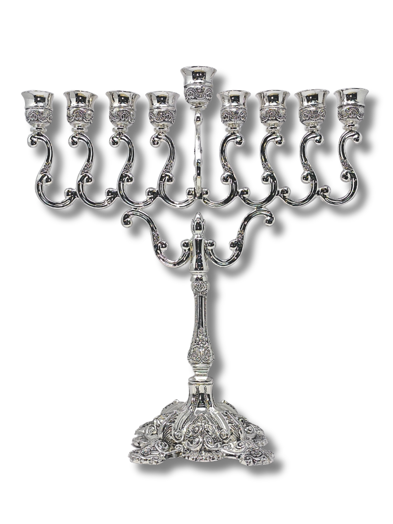 Janukia 9 brazos Oil Menorah para vasos Mod. 30219