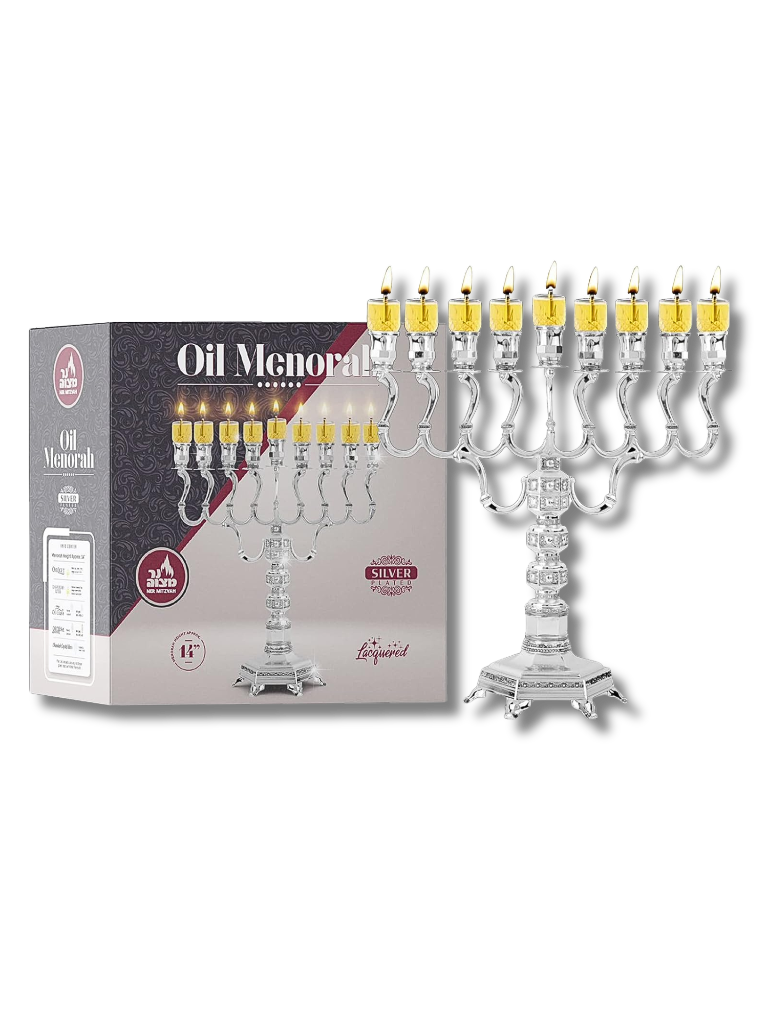 Janukia Oil Menorah para vasos Mod. 30236