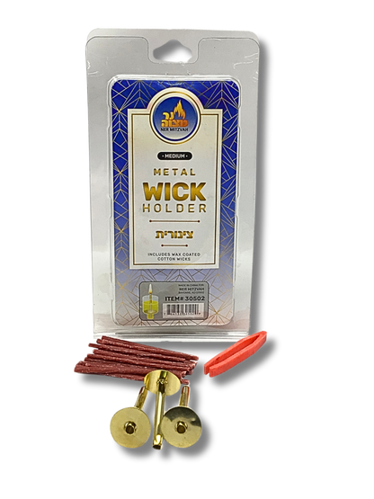 Wick holder with clamp and medium wicks 30502