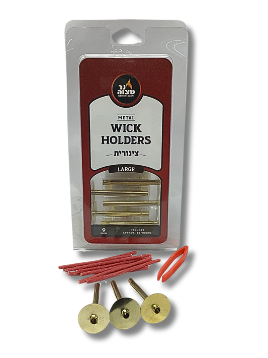 Wick holder with clip and large wicks 30503