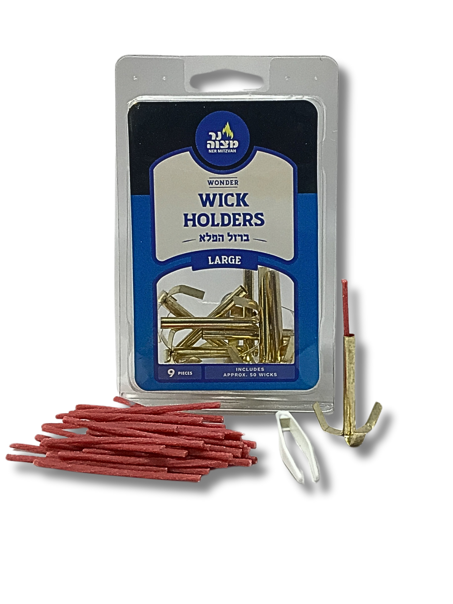 Wick holder with wicks and long clamp 30511 