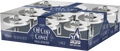 Cubiertas plateadas para vasos de aceite pequeñas, paquete de 9 30522