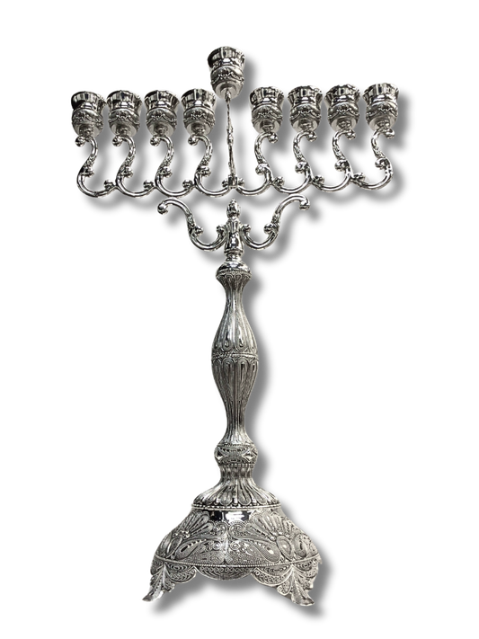 Silver Hanukkah for Jumbo Oil Vessels 70cm 30660