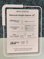 9-branched Chanukiah 30661