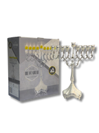 White Chanukiah for glasses 31202