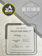 White Chanukiah for glasses 31202