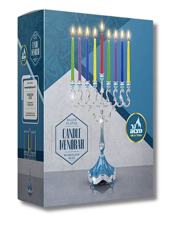 Janukia Azul marmoleado para velas 31203