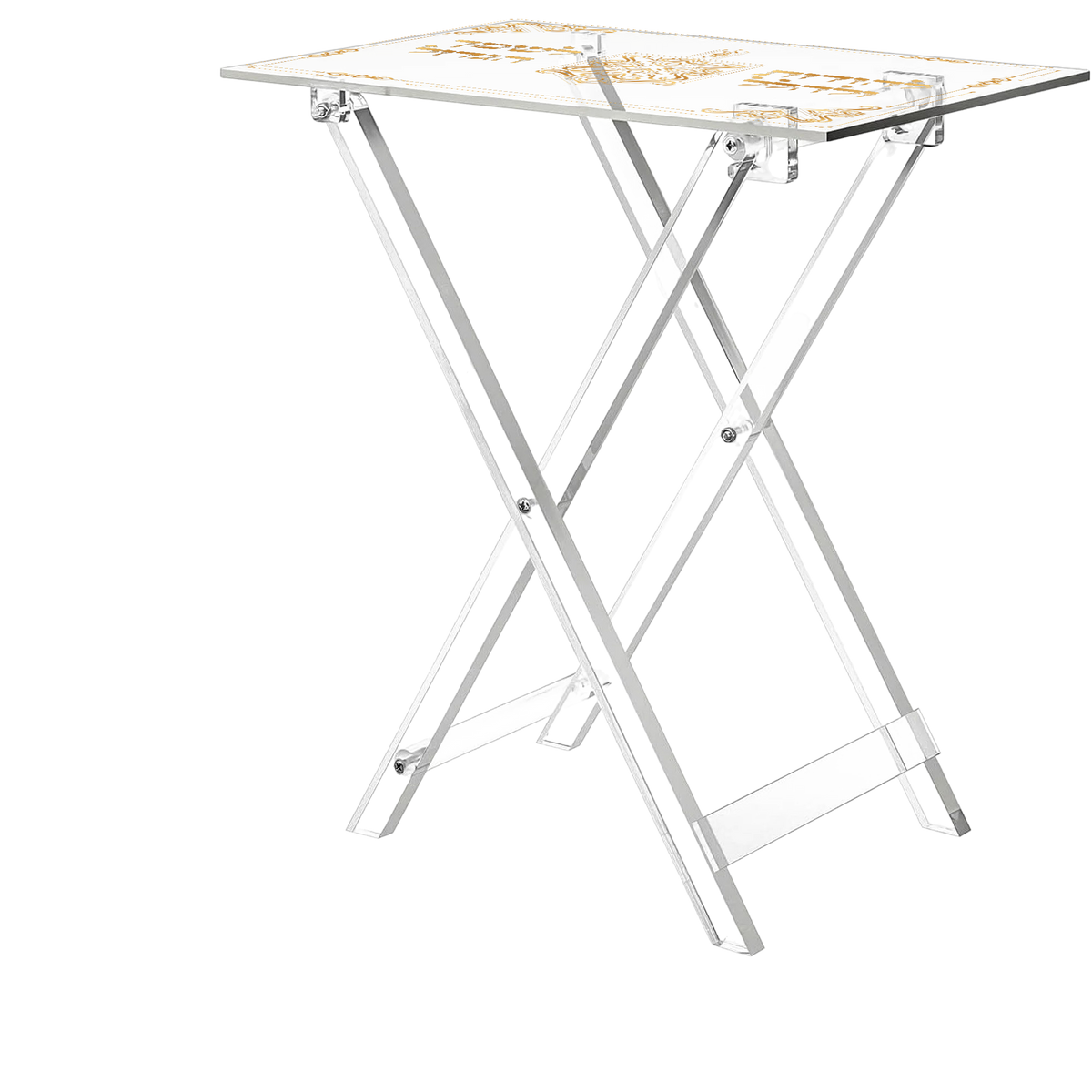 Mesa plegable de acrílico para Janucá 31296