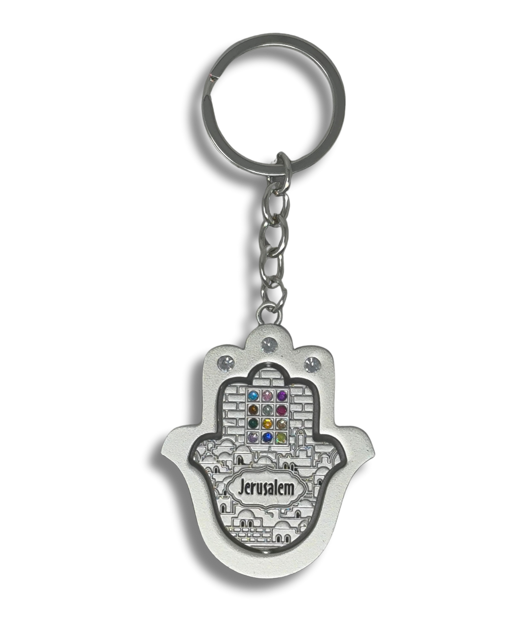 Llavero de Hamsa Jerusalem y Joshen 35837