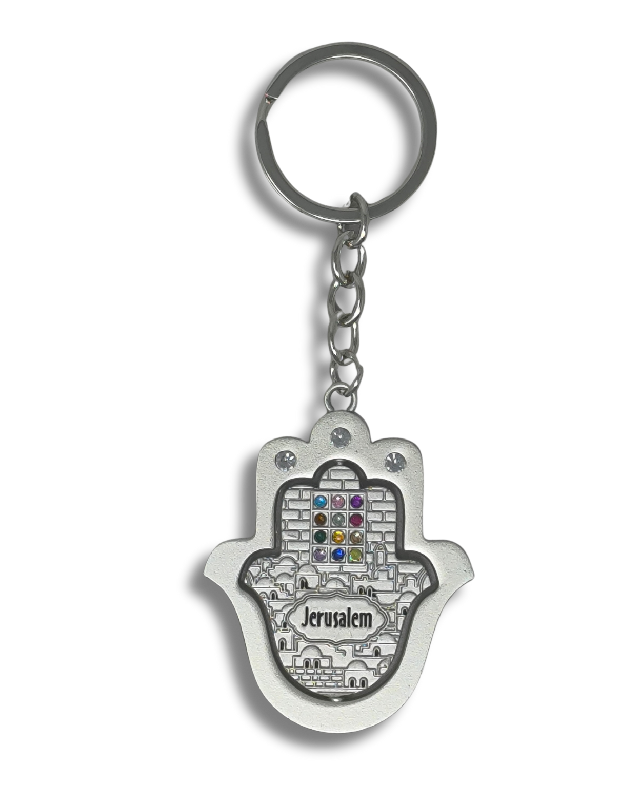 Llavero de Hamsa Jerusalem y Joshen 35837
