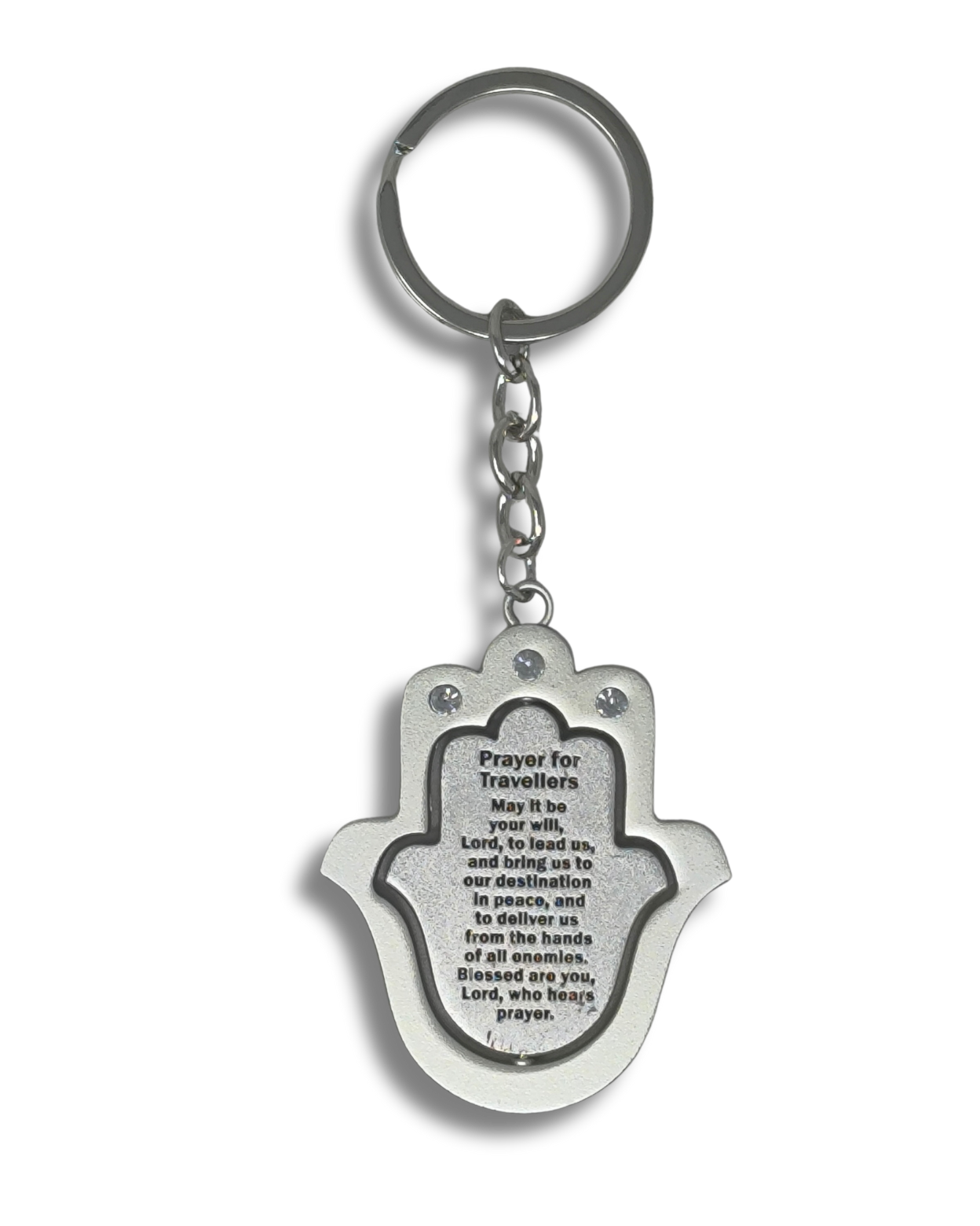Llavero de Hamsa Jerusalem y Joshen 35837