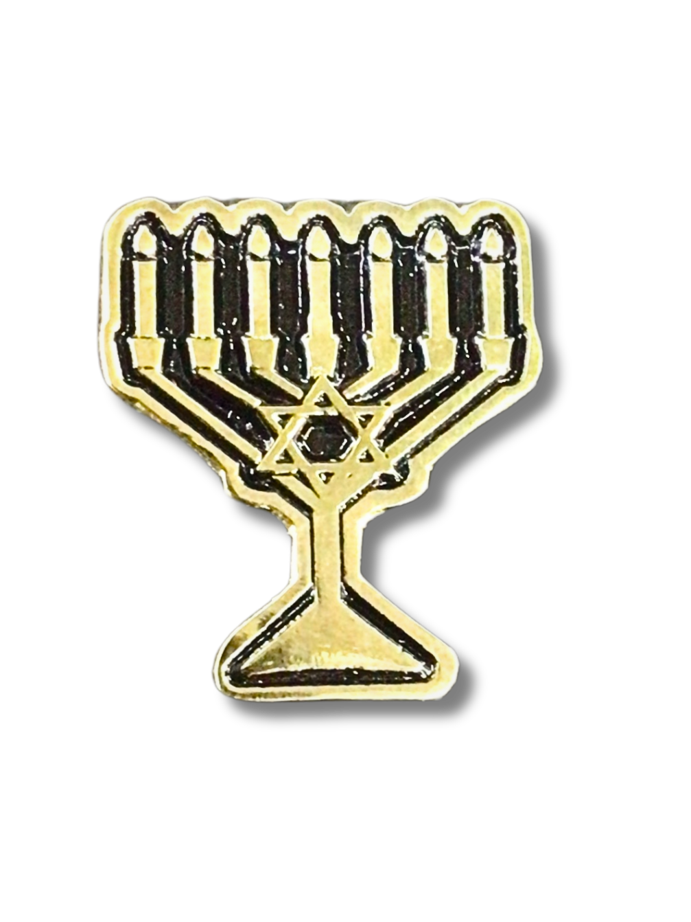 Large Menora Pin with Magen 36569