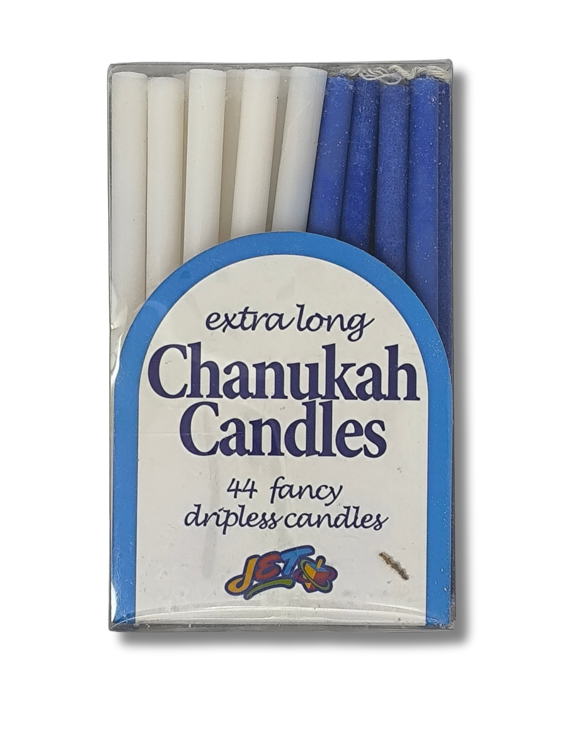 Chanukah Candles - Azul y Blanco (extra long)