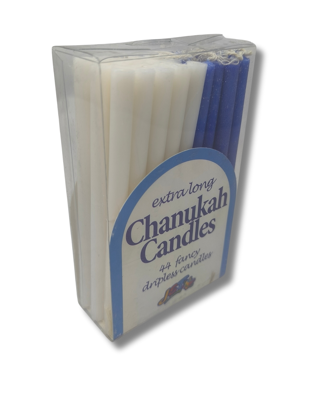 Chanukah Candles - Azul y Blanco (extra long)
