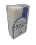 Chanukah Candles - Azul y Blanco (extra long)