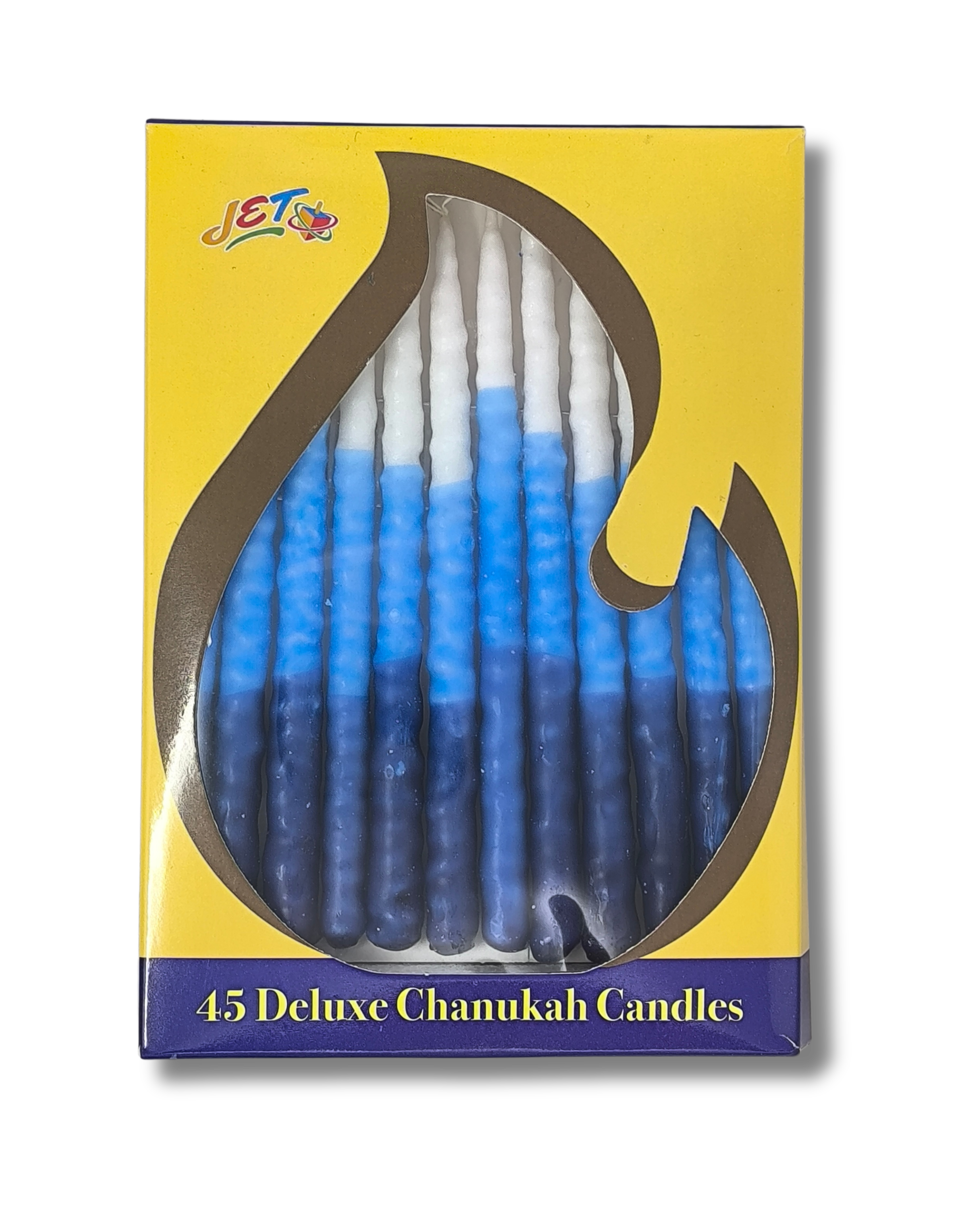 45 Deluxe Chanukah Candles - Azul Oscuro y Claro – Libreria Jerusalem ...