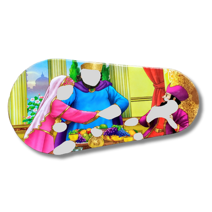 Queen Esther Oval Purim Rattle 01443