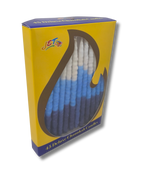 45 Deluxe Chanukah Candles - Azul Oscuro y Claro
