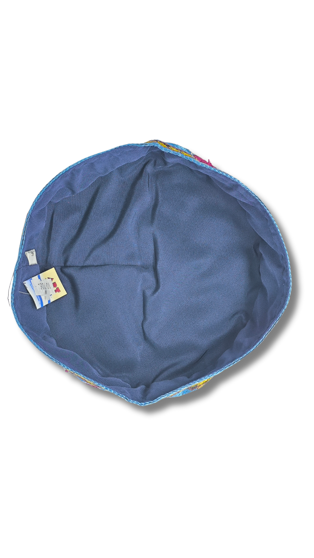 Kipa multicolor bordada  de 58 cm. 10106