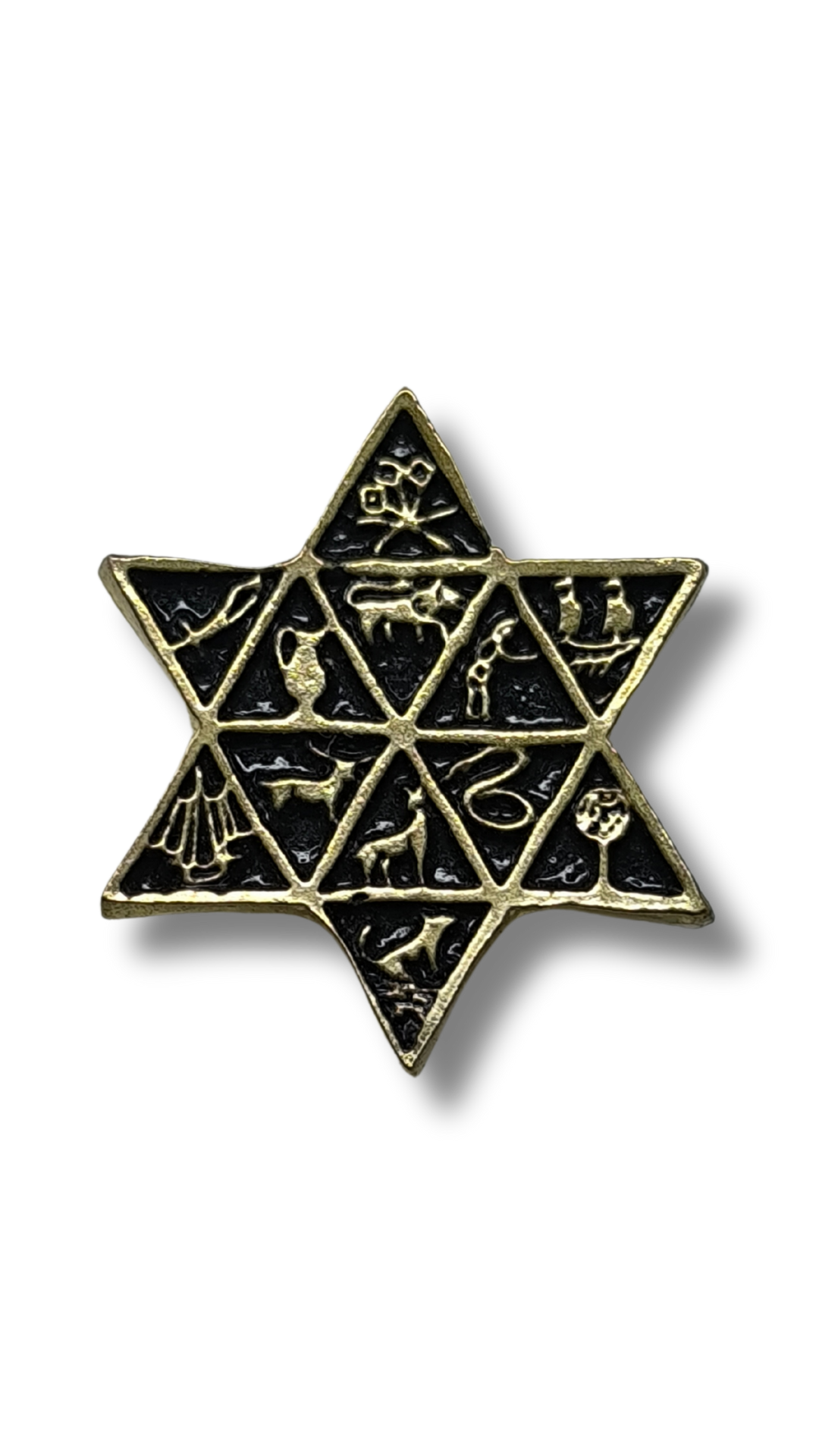 Pin Maguen David 12 Tribus 11329