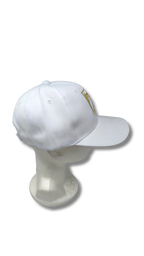 Gorra blanca Menora & Israel dorado 11523