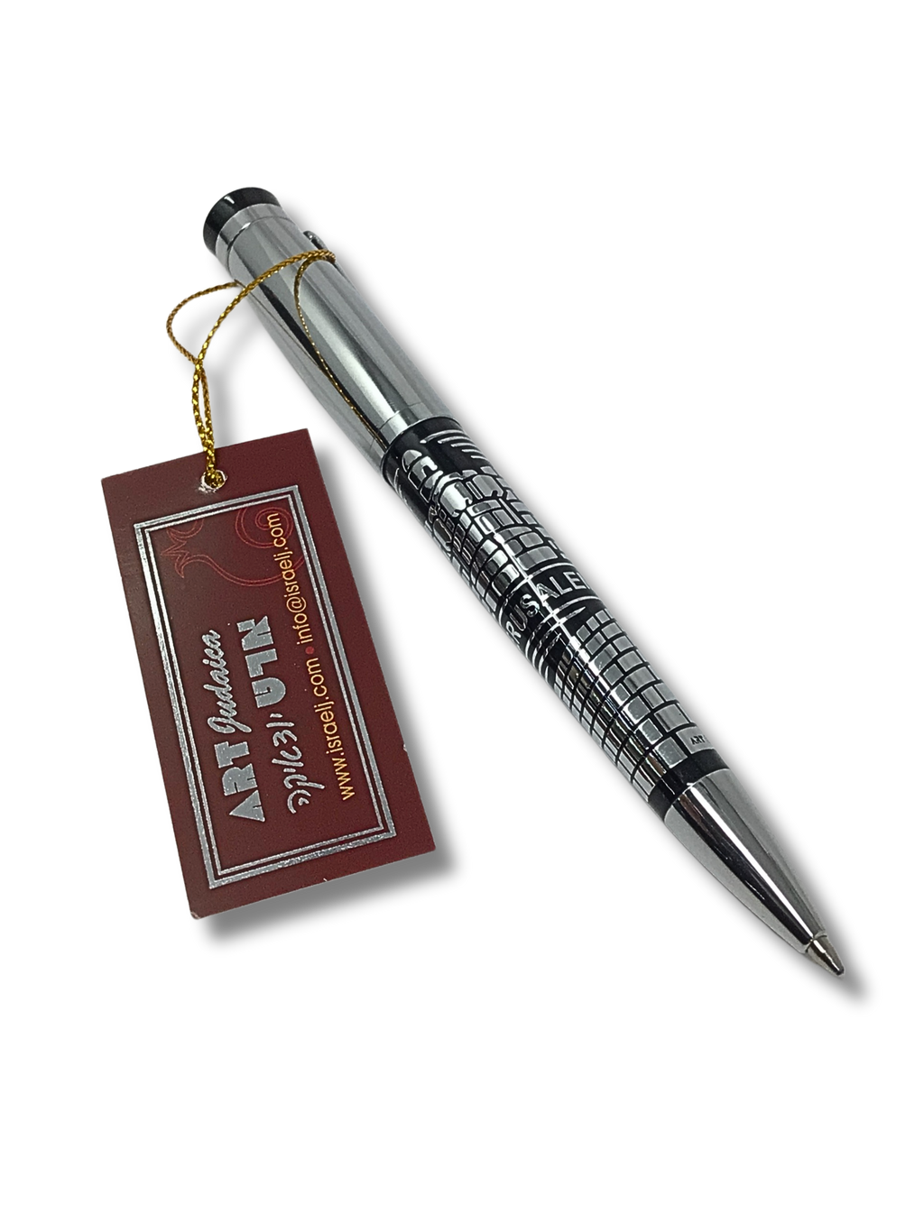 Pluma elegante 7 Bendiciones plateada 40472