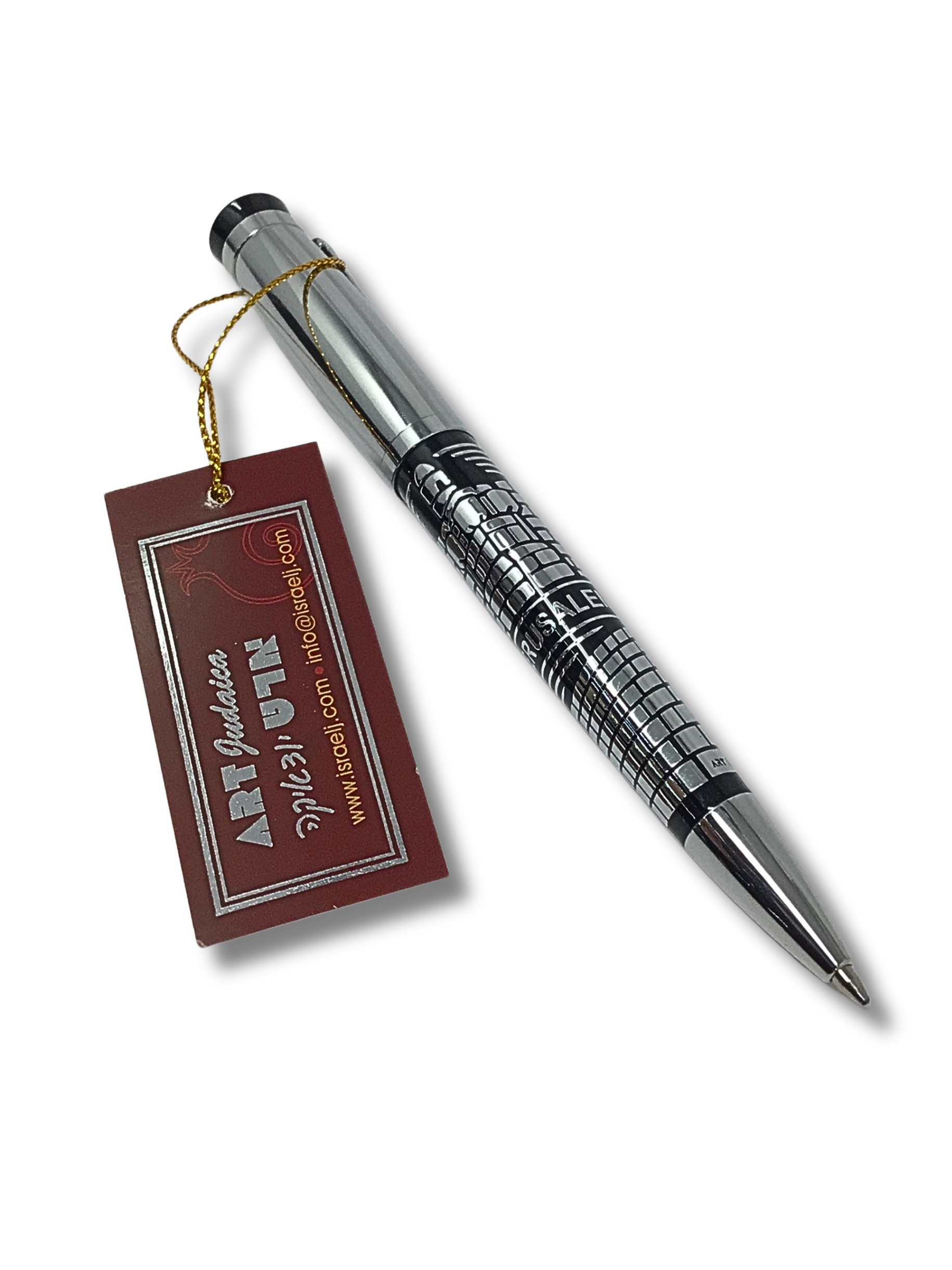 Pluma elegante 7 Bendiciones plateada 40472