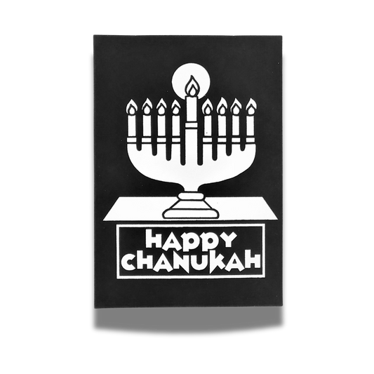 Happy Chanukah Velvet Scratch &amp; Play Stencil 11345