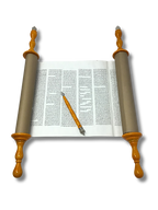 Sefer Tora Sefaradi  20cm blanco 47494