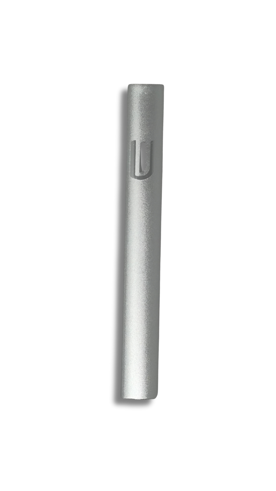 estuche para Mezuza Plateado con Shin grande 12cm 22458