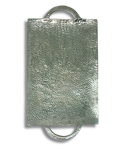 Charola con asas diseño piedra   18834