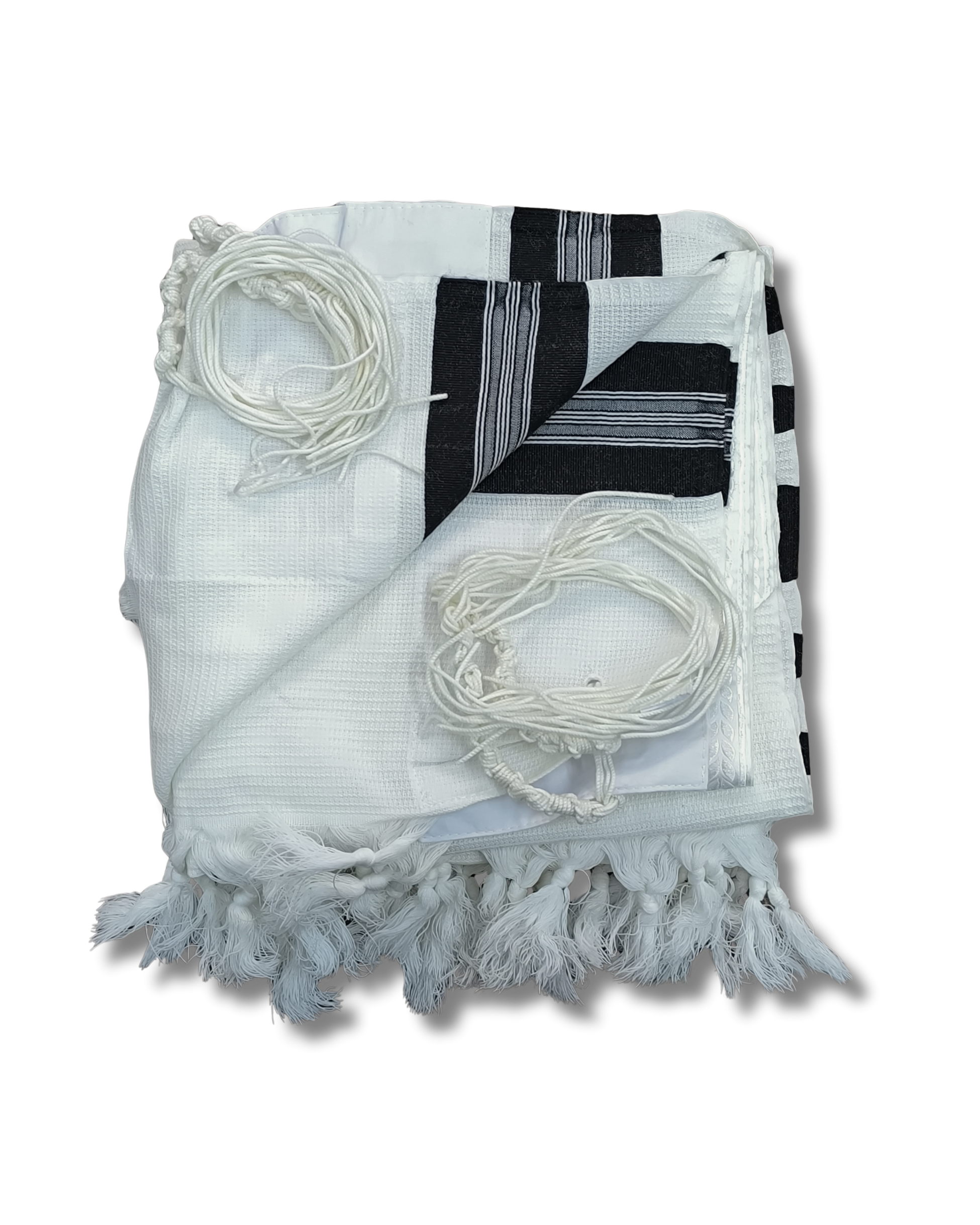 Talit Gadol WOOL Black Non-Slip Size 50 TY