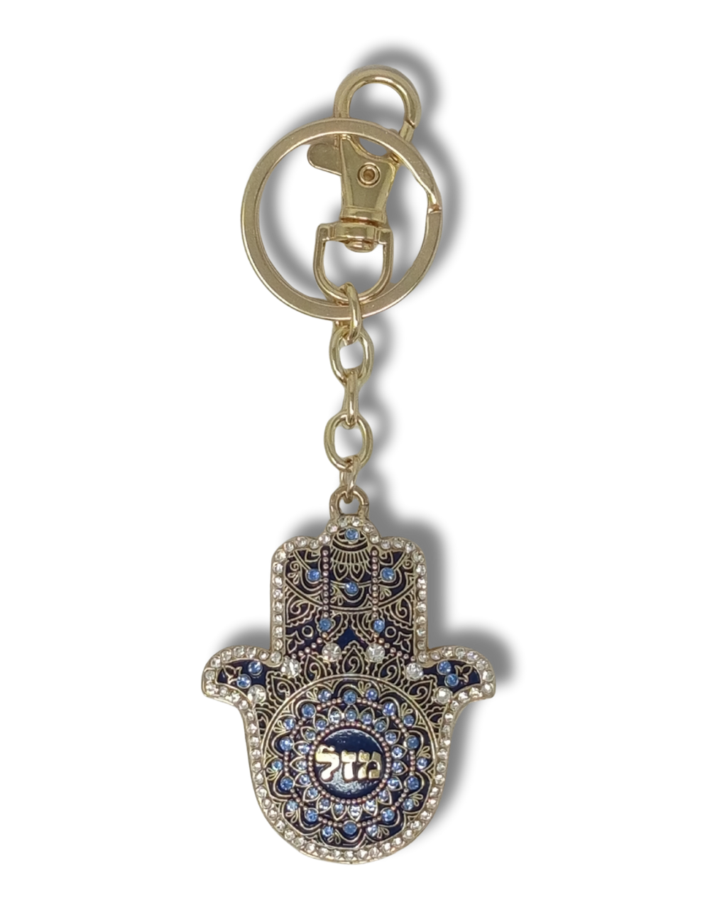Llavero metálico  Hamsa “Mazal” Azul, 35849