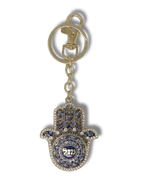 Llavero metálico  Hamsa “Mazal” Azul, 35849