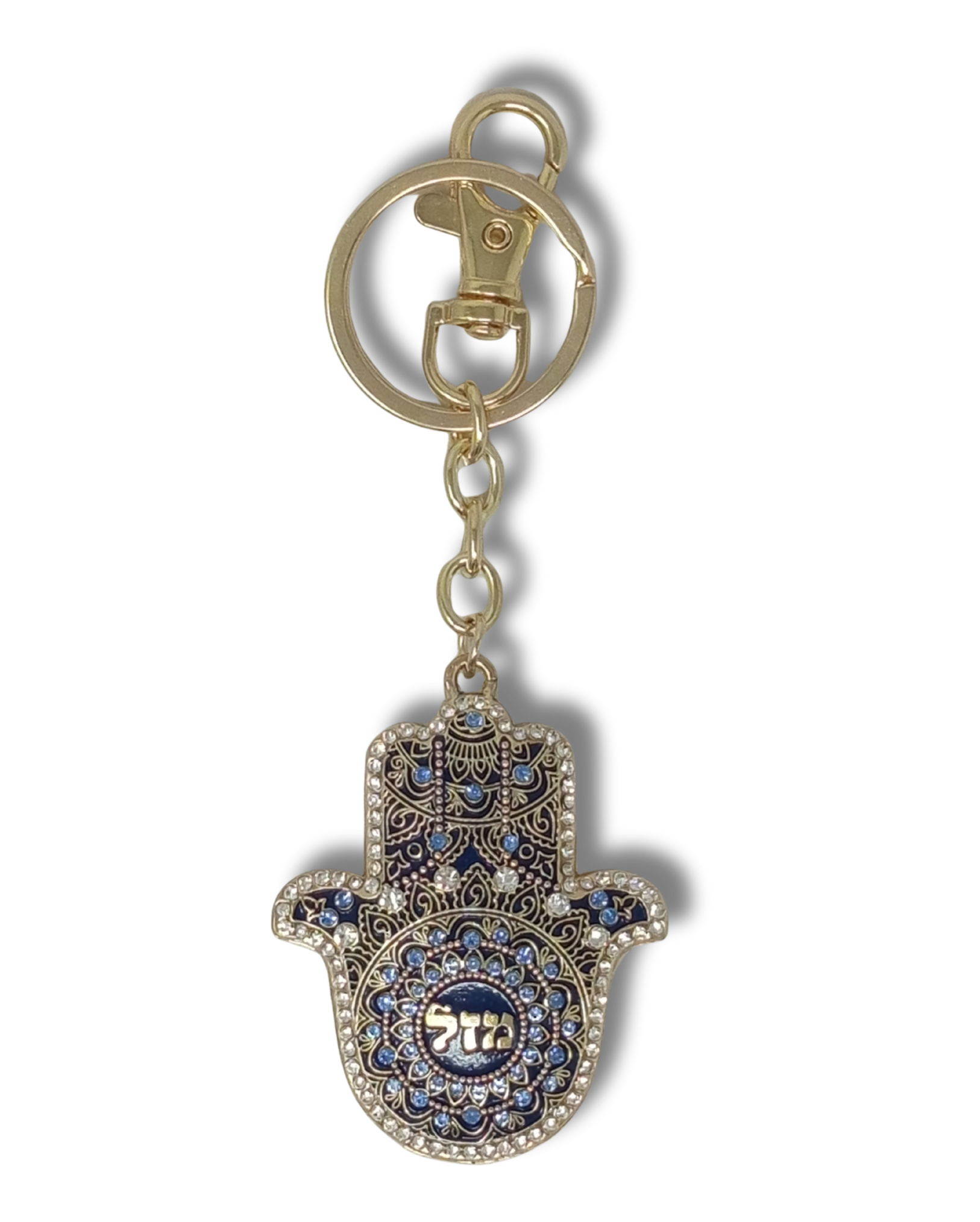 Llavero metálico  Hamsa “Mazal” Azul, 35849