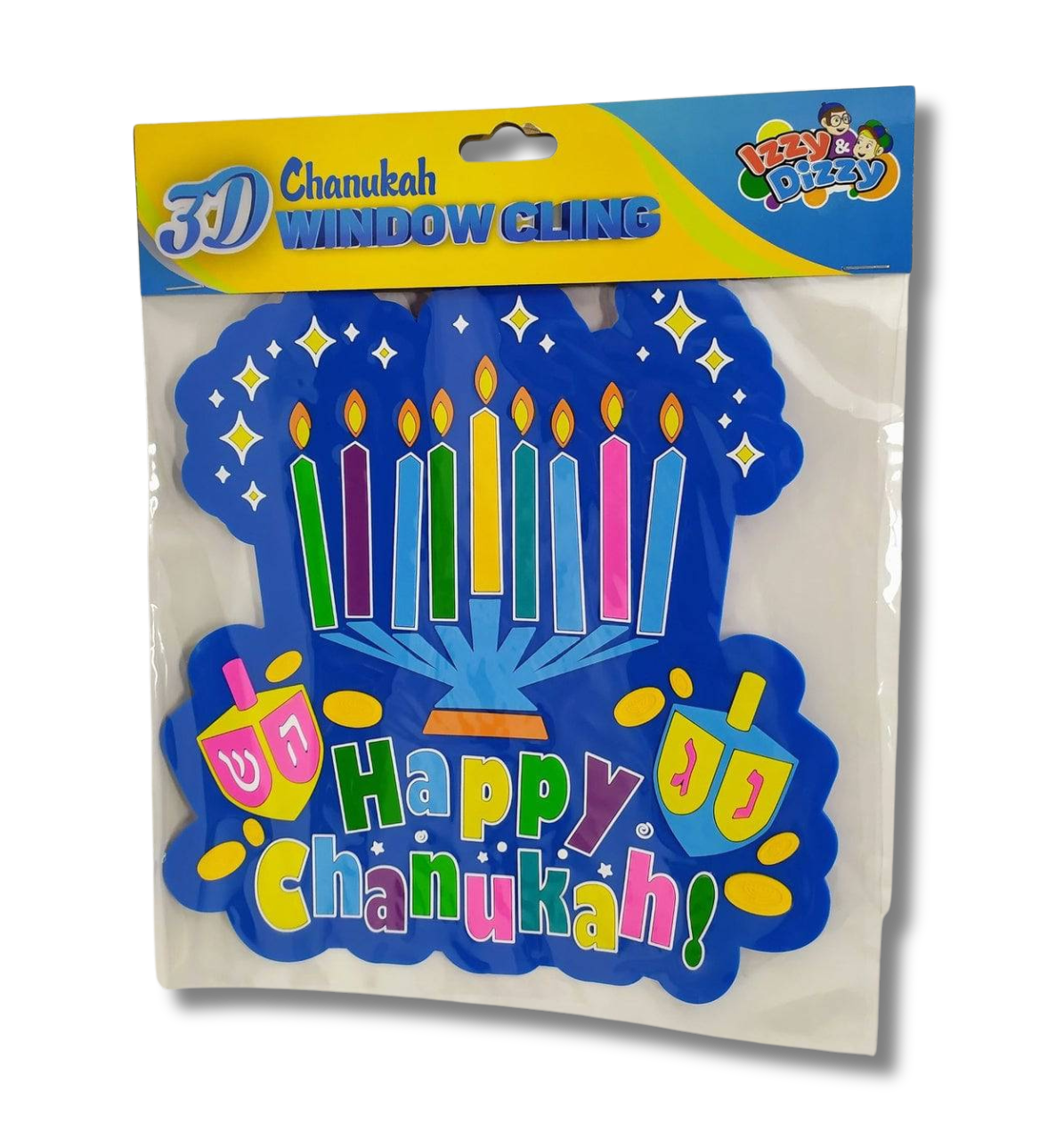 Chanukah window cling 78413