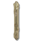 Estuche de mezuzá de metal color dorado – 12 cm, 24617