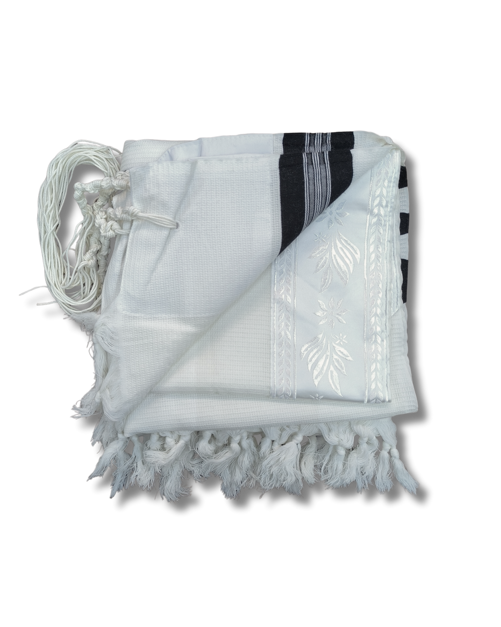 Talit Gadol LANA Antideslizante Talla 70 Negro TY