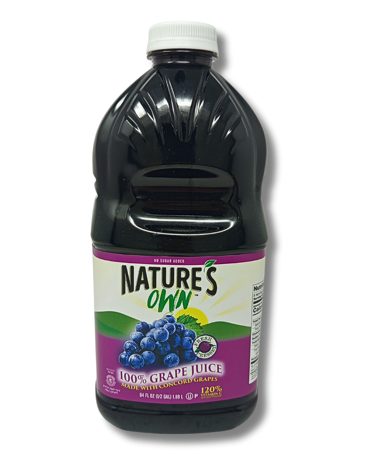 Jugo Natures Own envase de Plastico  1.89 Lts. 64 oz.