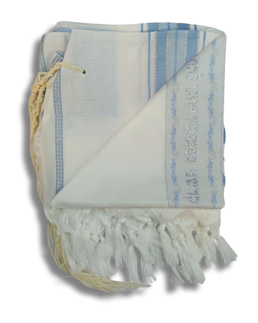 Talit gadol akrilan Azul Celeste