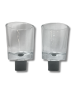 Vasos templados de vidrio 2 pzas 60002