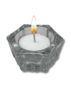 Shabbat candlestick with tealight, pair 60003
